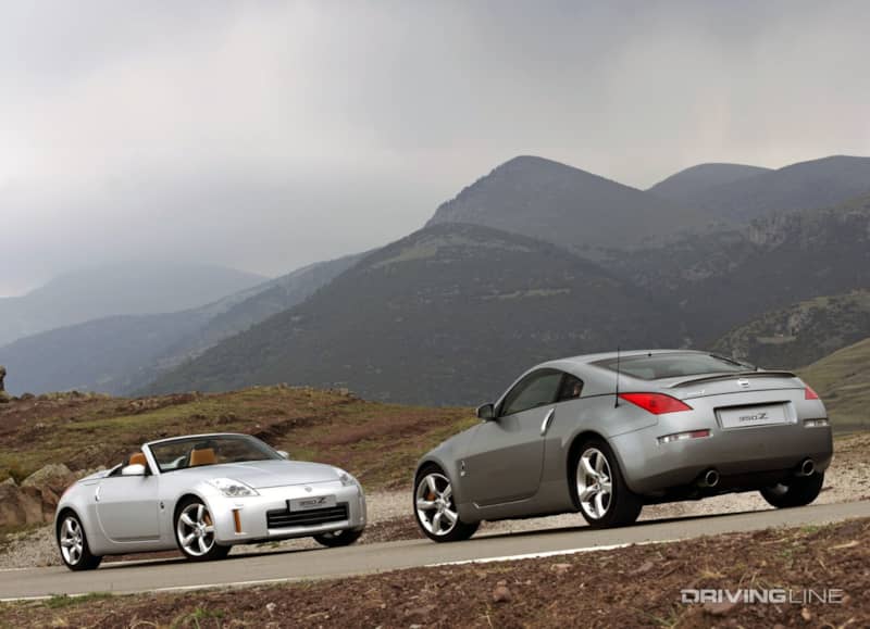 Nissan 350Z coupe and roadster
