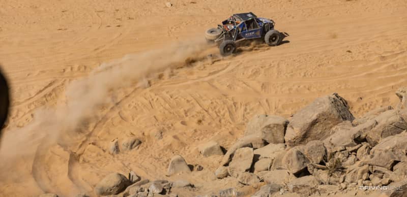 Raul Gomez racing in the silt at 2022 Ultra4 King of the Hammers