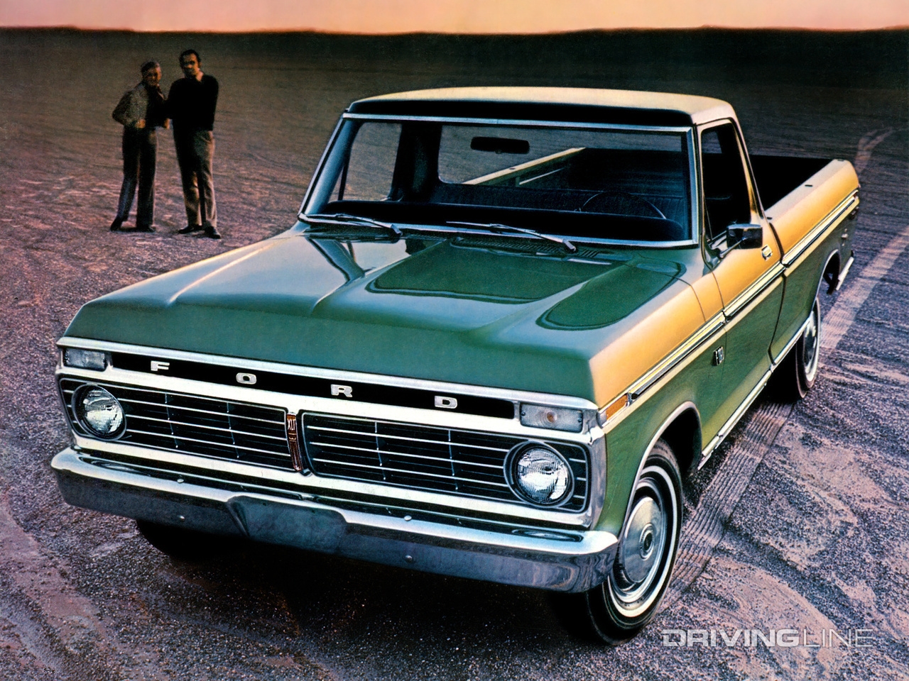 1973 Ford F-100 in green