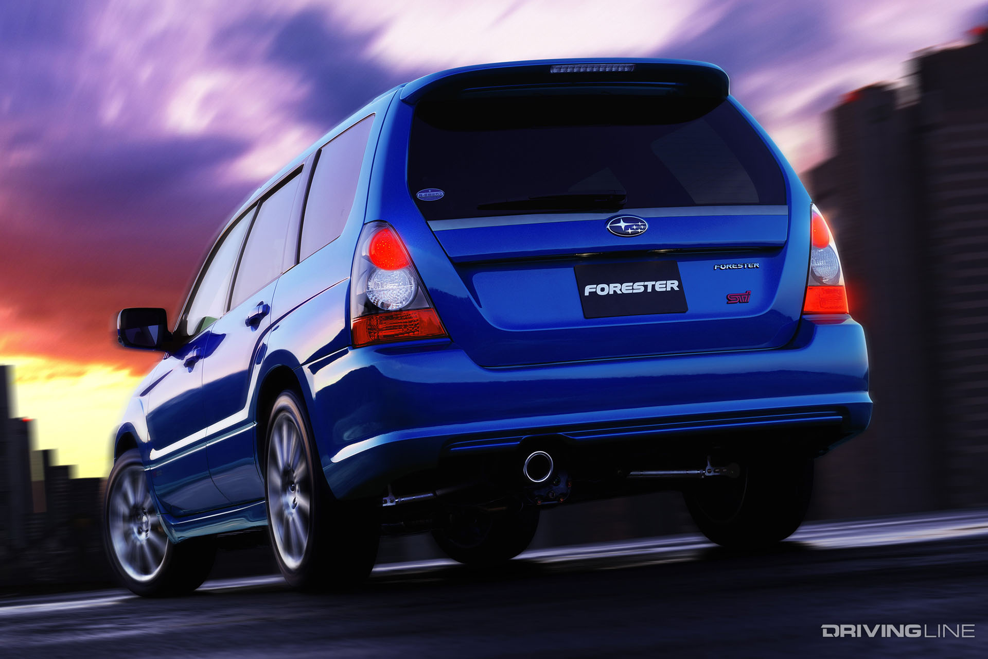Subaru Forester STI Rear View