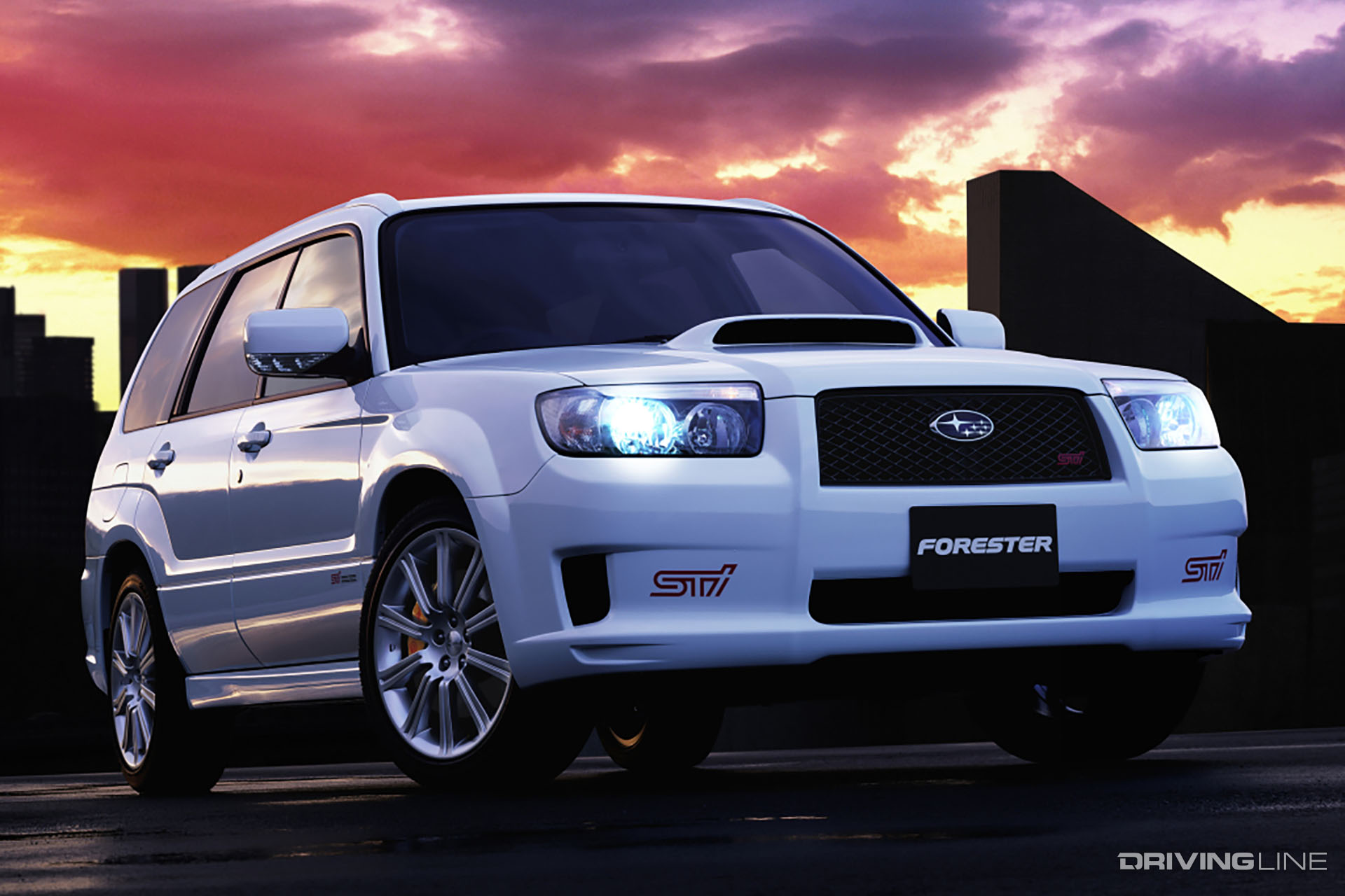 Subaru Forester STI White