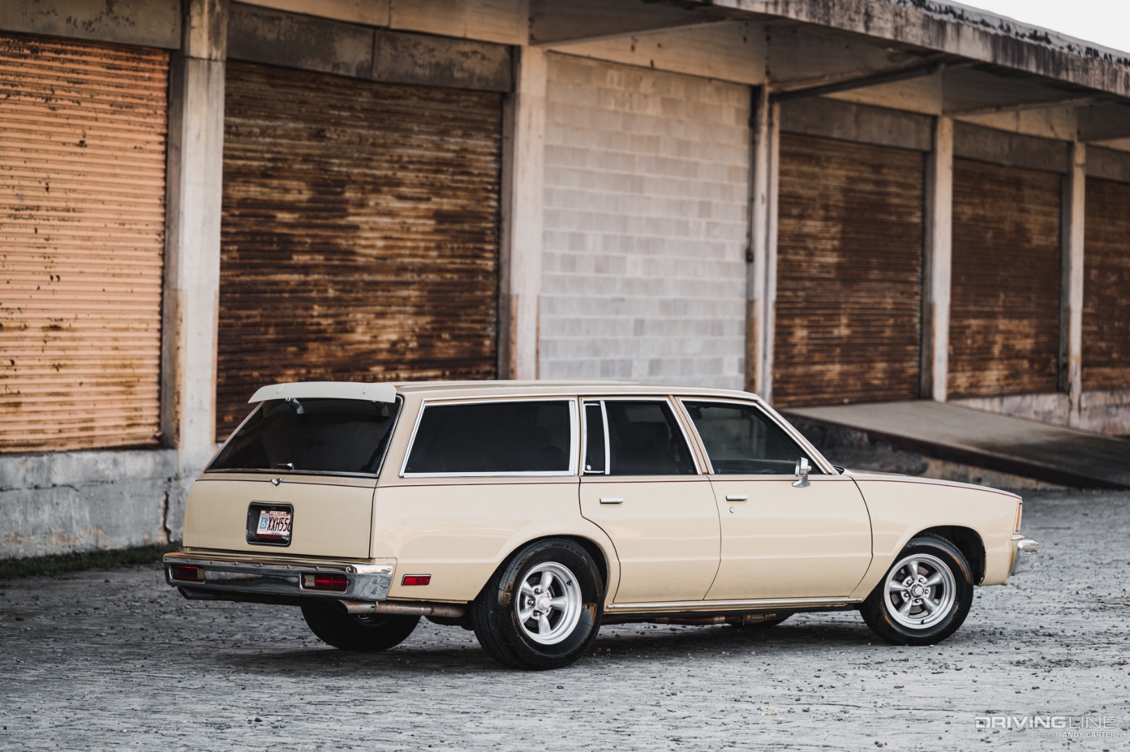 1979 Malibu wagon with V8 engine sleeper wagon on Nitto NT555RII tires