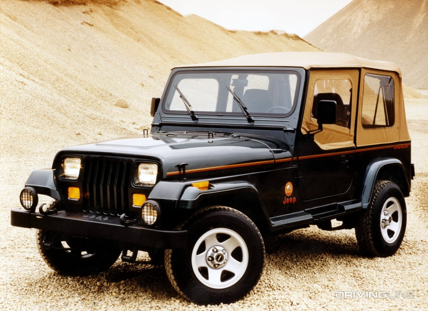 Jeep Wrangler YJ in black