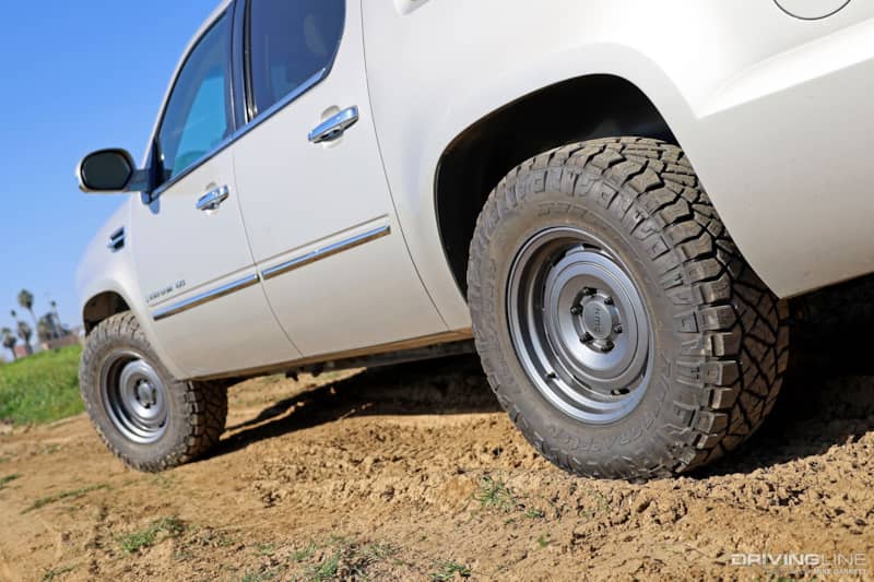 Nitto Ridge Grappler KMC Roswell on Escalade EXT
