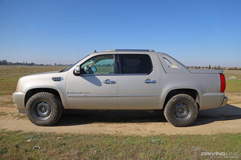 Nitto Ridge Grappler and KMC Roswell on Escalade EXT