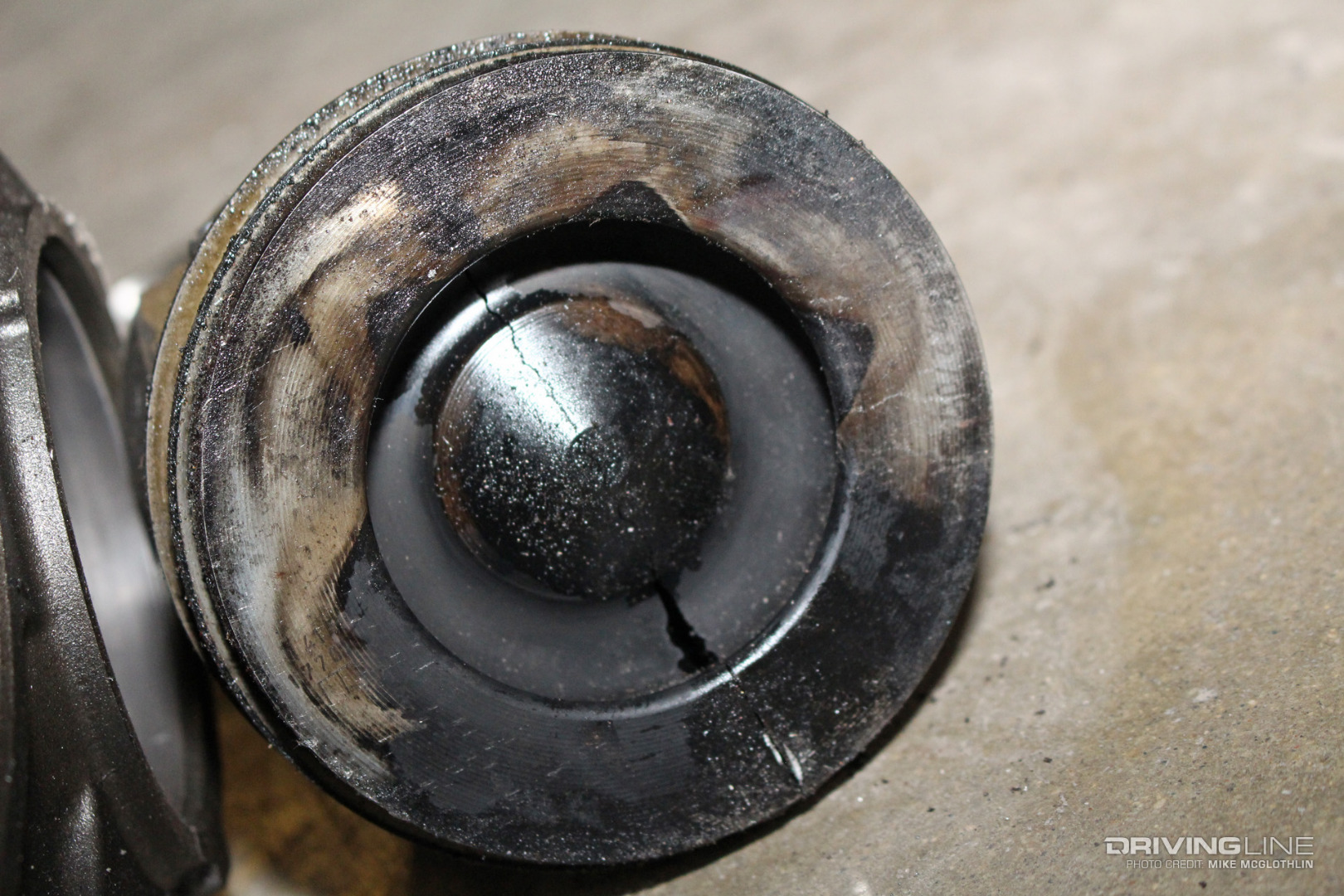 Cracked Diesel Piston 6.4L Power Stroke