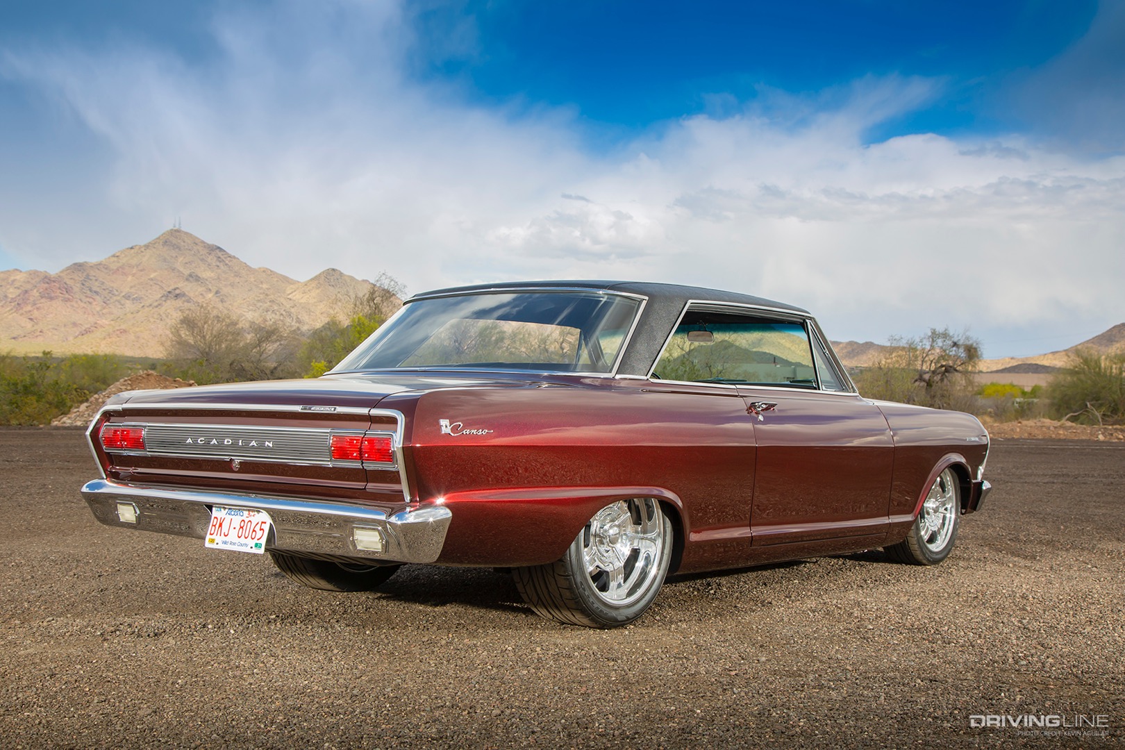 1965 Acadian Canso Sport Deluxe on Nitto NT555 G2 tires
