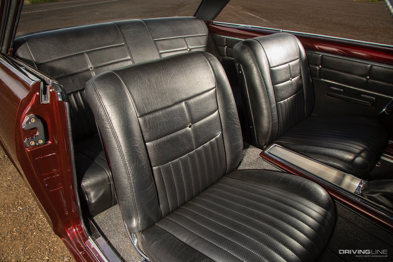 Seats of Richard and Penny Hammer's '65 Acadian Canso Sport Deluxe