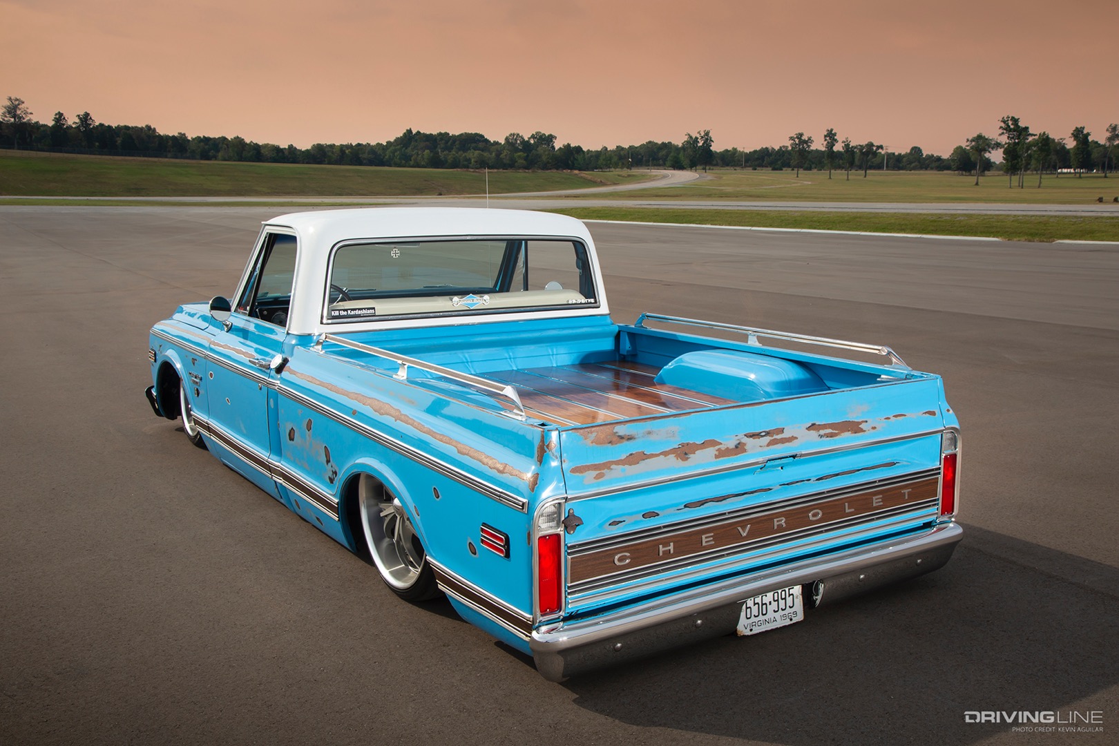 Rear of Eric Gray's 1969 Chevrolet CST10