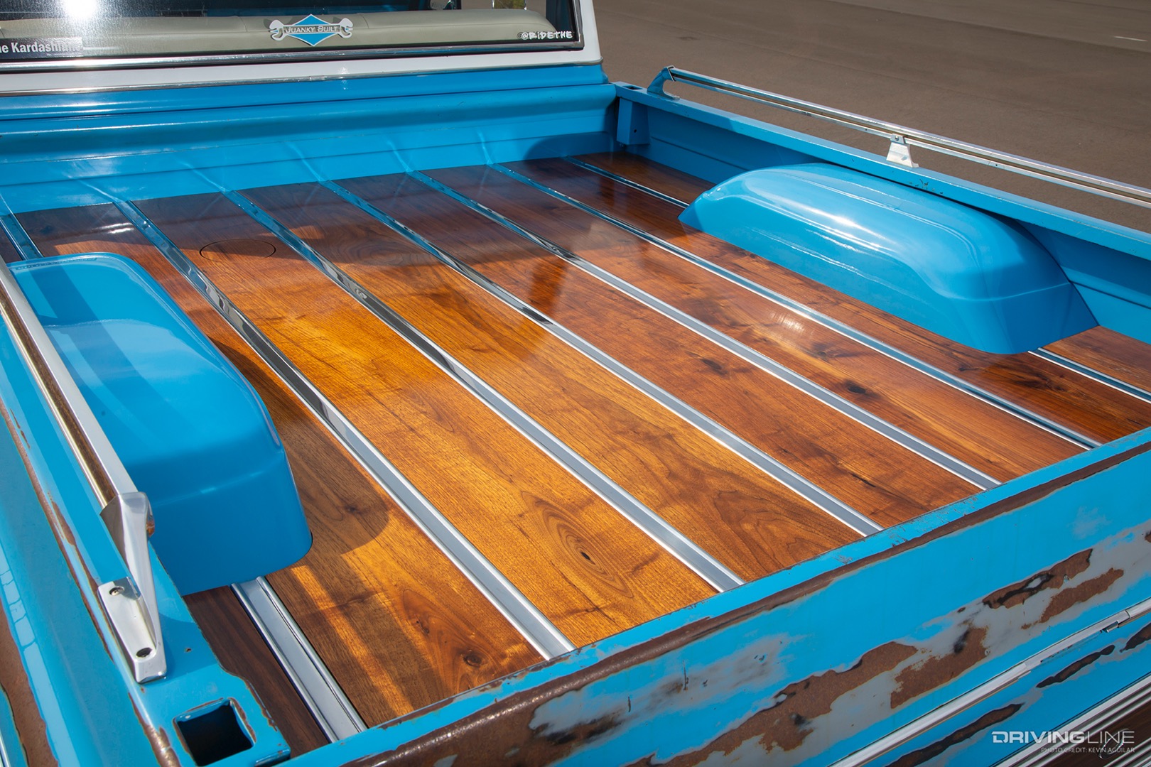 Bed of Eric Gray's 1969 Chevrolet CST10