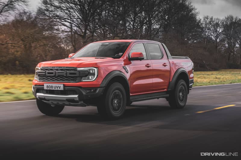 2023 Ford Ranger Raptor on Road
