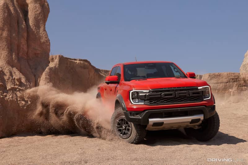 2023 Ford Ranger Raptor Off-Roading