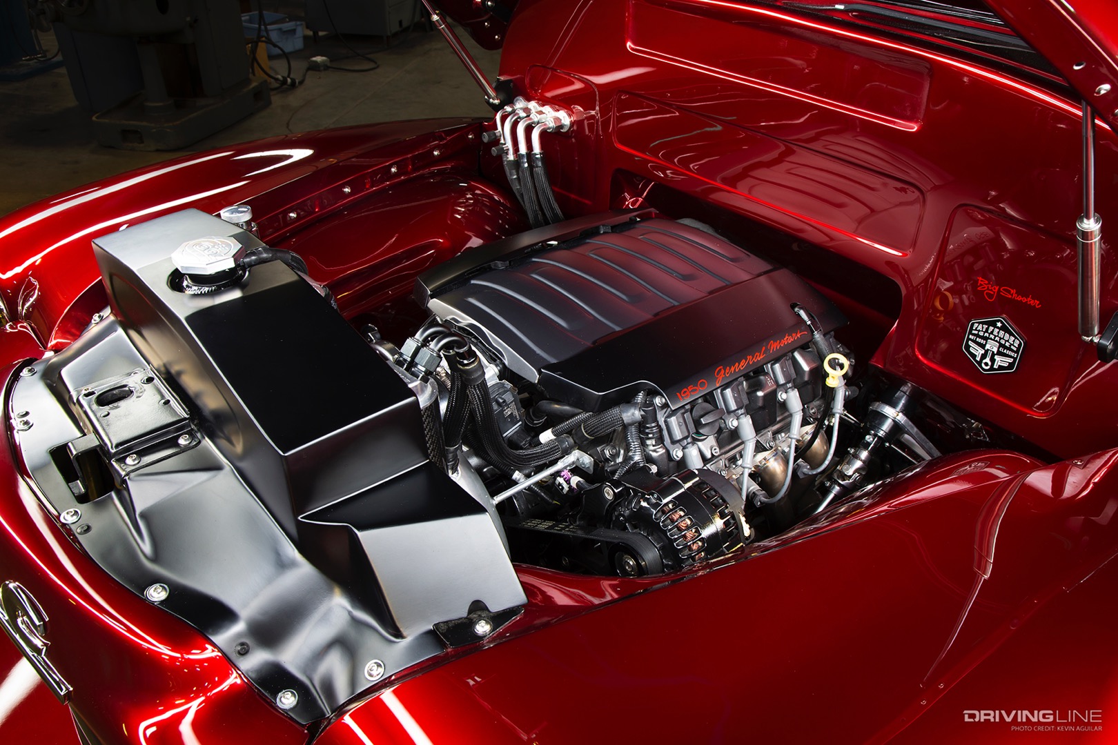 2017 6.2L Chevy LT1 Engine of Mike Shannon's 1950 GMC Built by Fat Fender Garage
