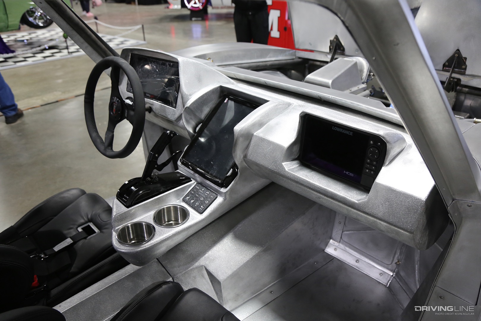 Interior of LUVzilla at the 2022 Lone Star Throwdown