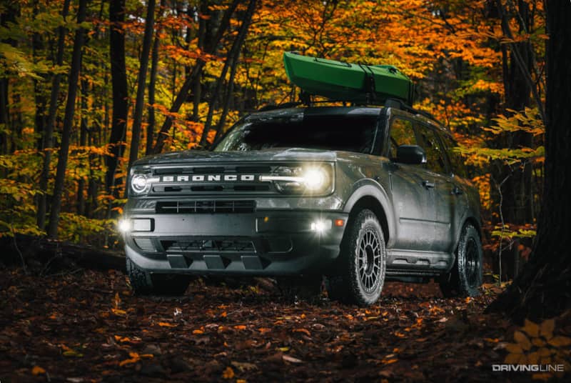 Bronco Sport with Nitto Nomad Grappler all-terrain crossover tire