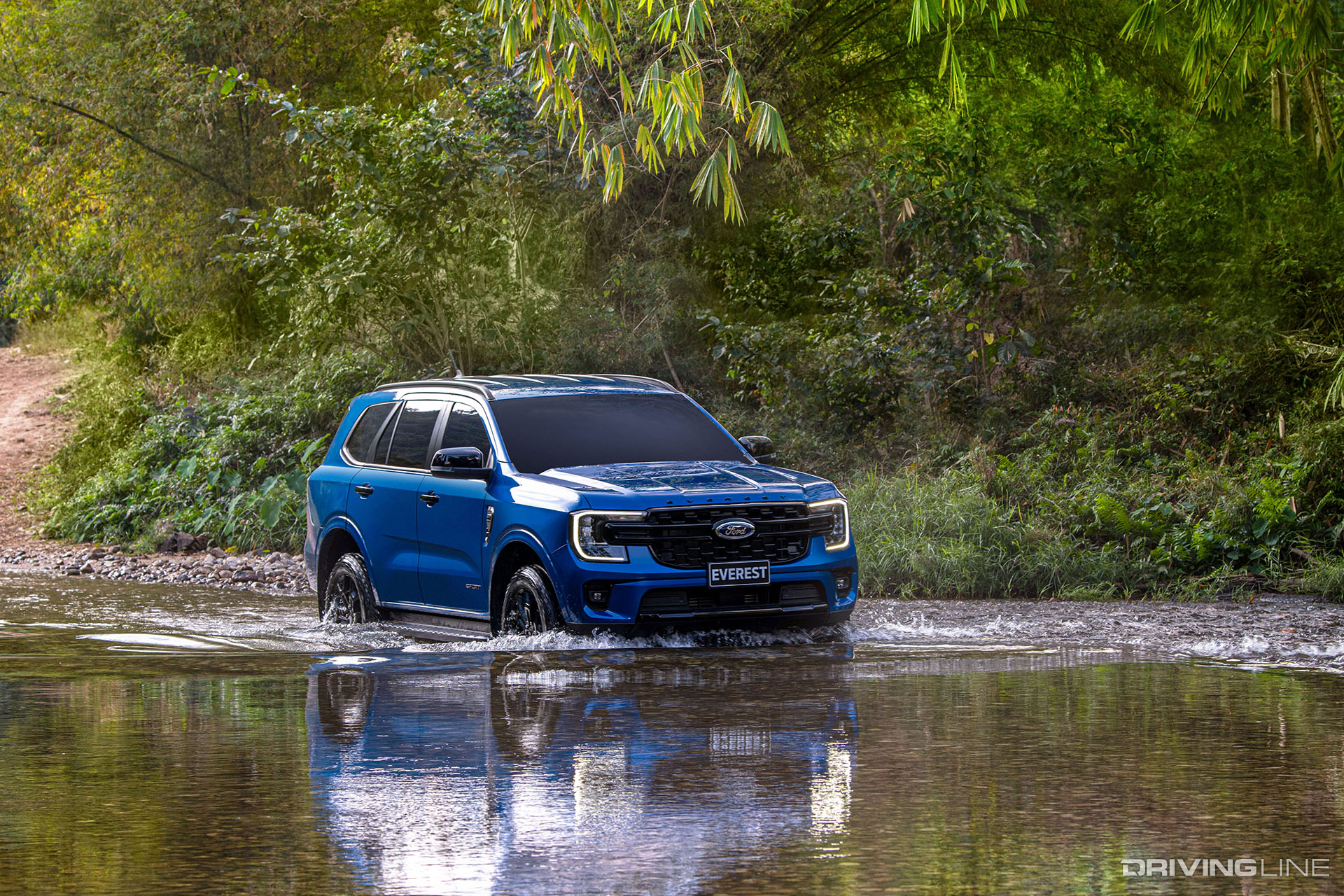 Ford Everest in River
