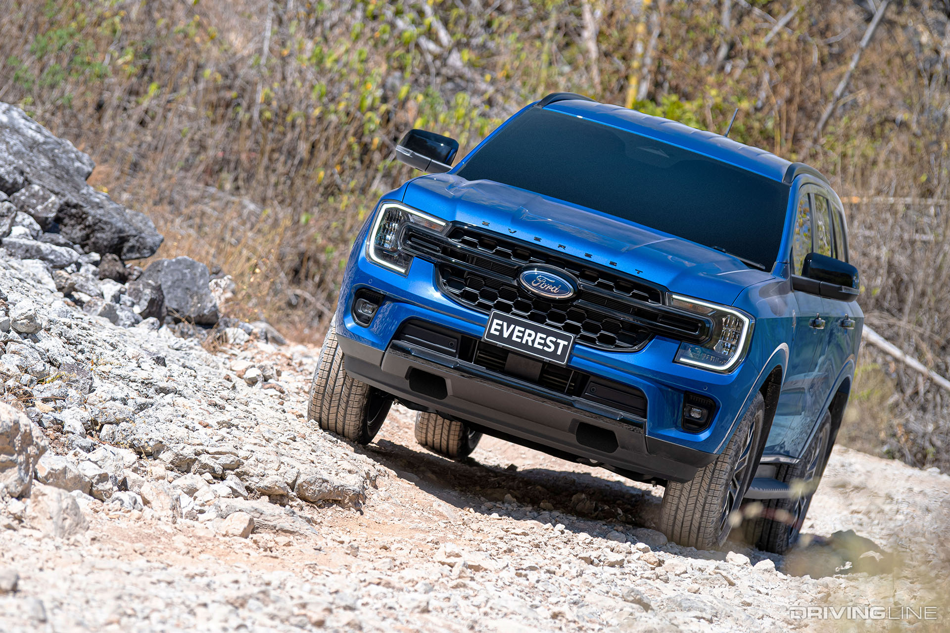 Ford Everest 2022 on Trail