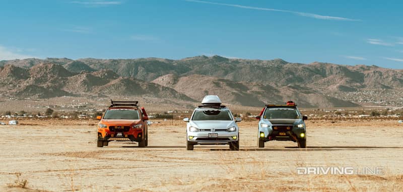 cuv''s offroading in southern california