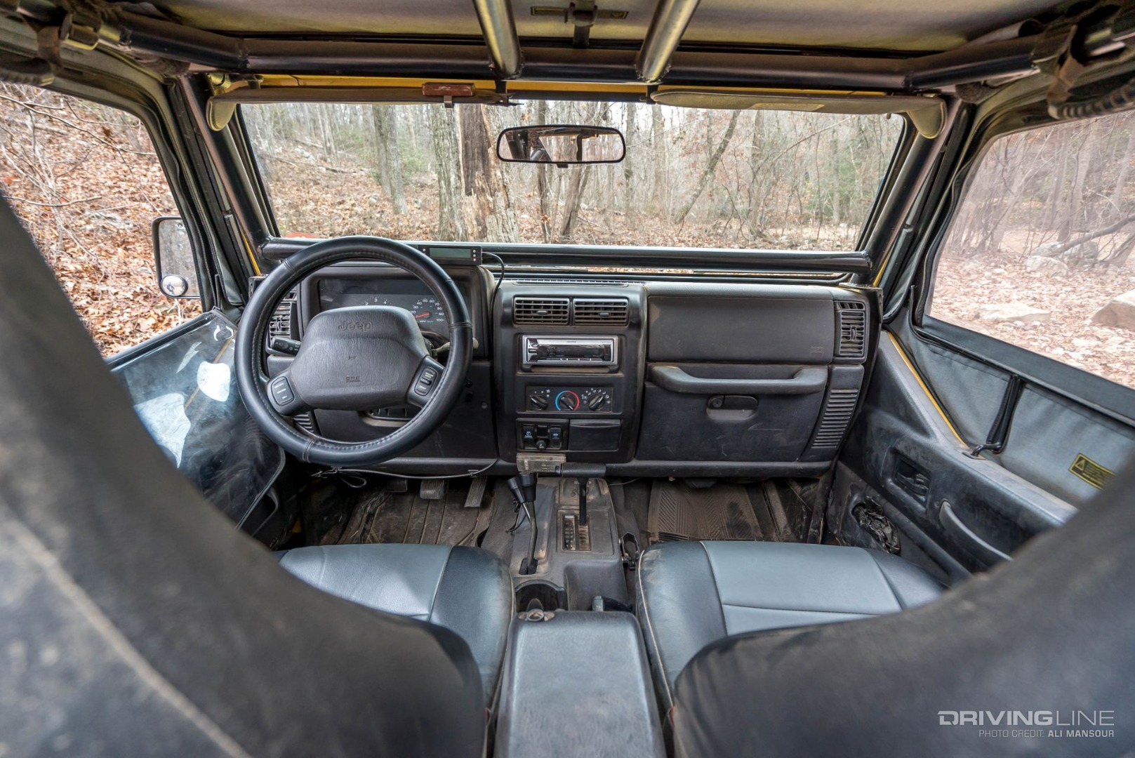 Jeep Wrangler TJ interior