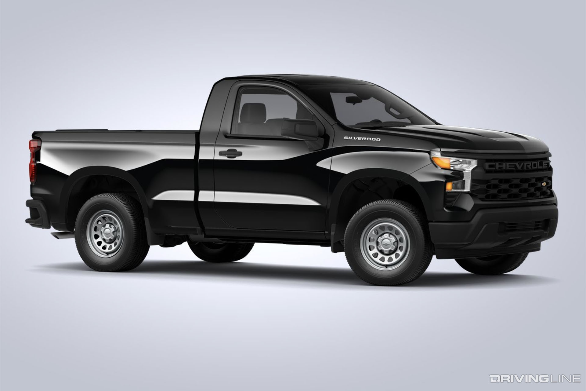 2022 Silverado Black Short Bed Single Cab