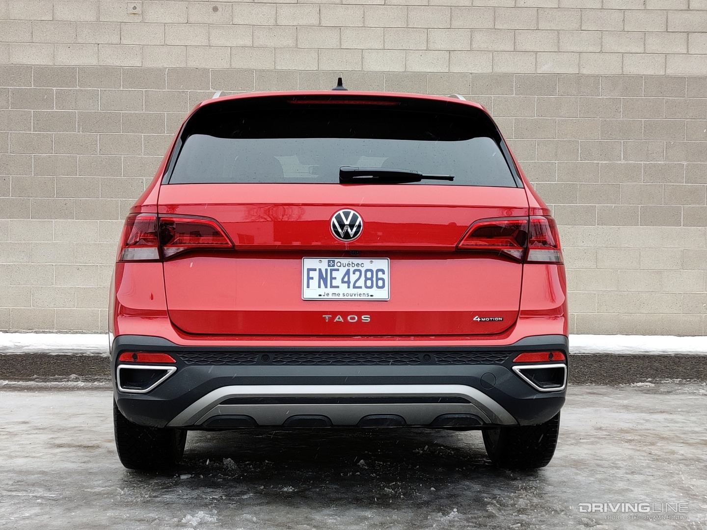 2022 Volkswagen Taos rear view
