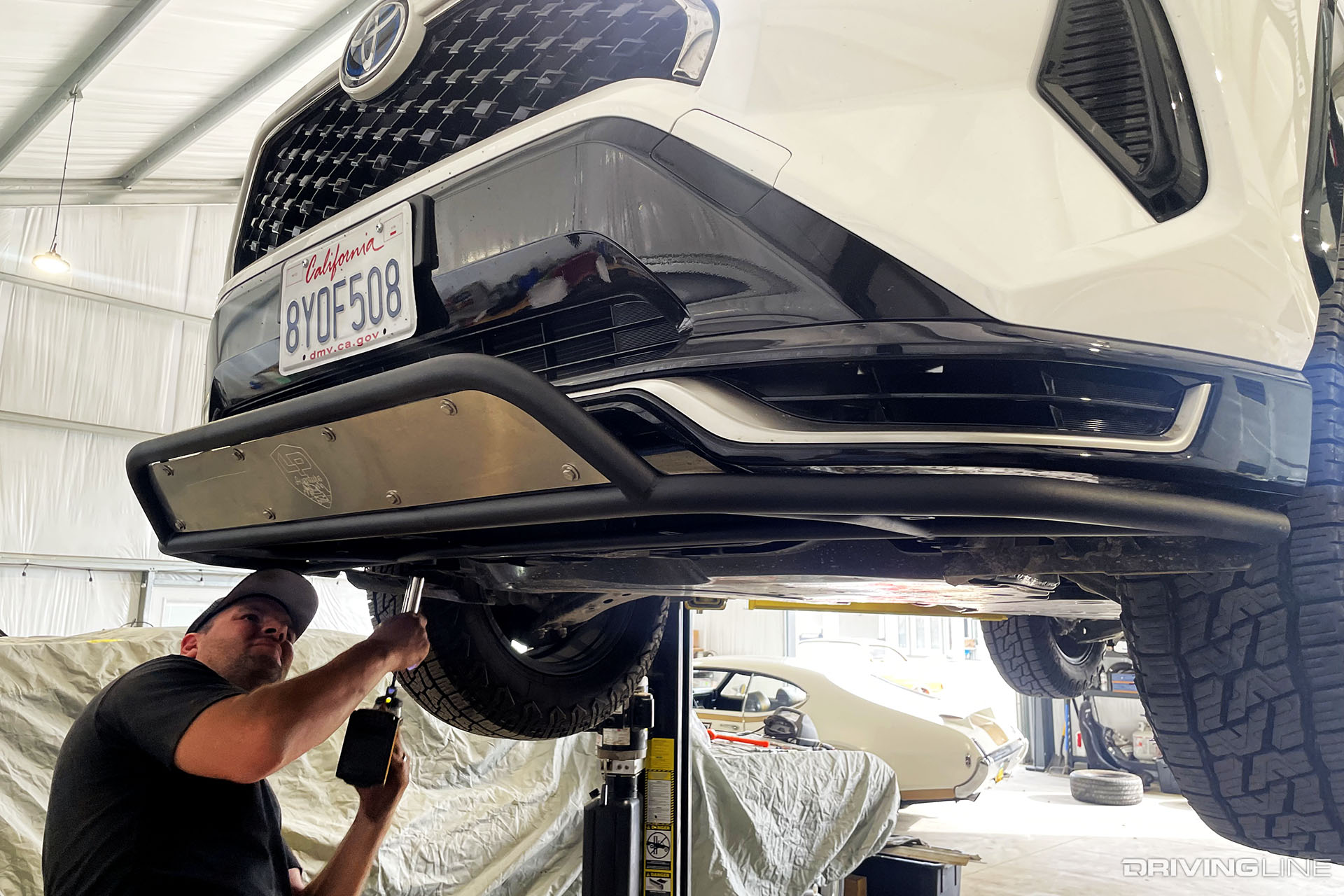 LP Aventure front bumper guard for Toyota RAV4