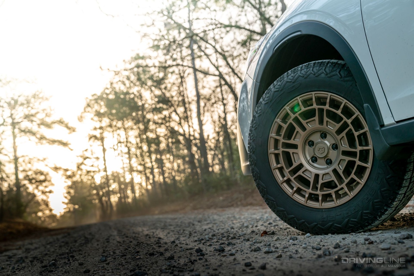 Gear off road 767 Pangea wheels bronze subaru outback with Nomad Grappler tire