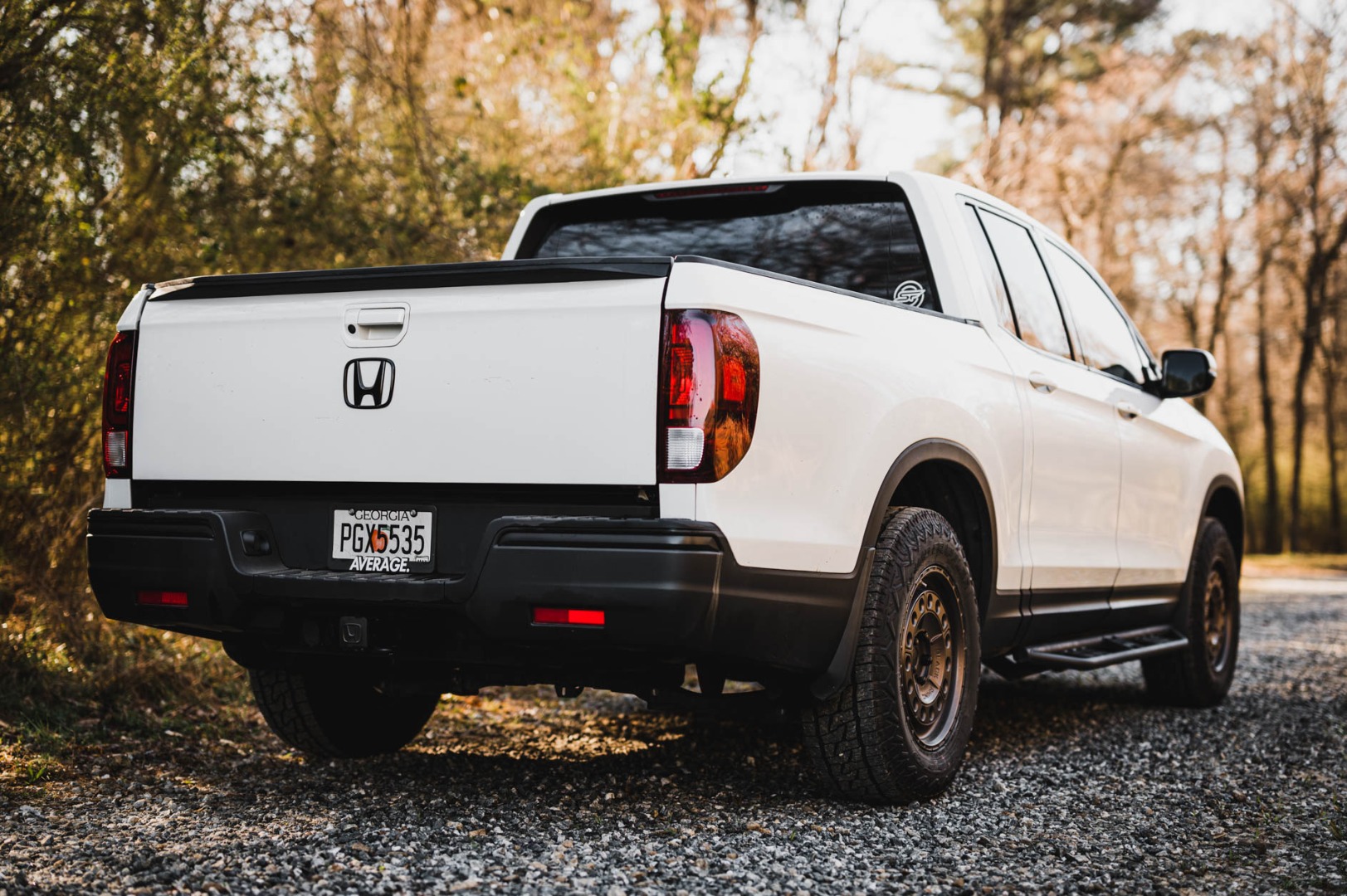 Rear of Honda Ridgeline Off-road