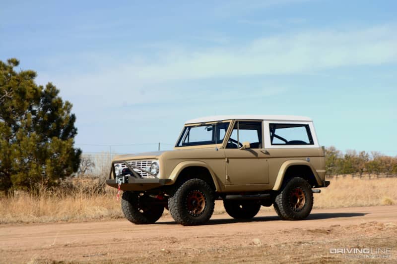 1974 Ford Bronco Driver's Side from Front