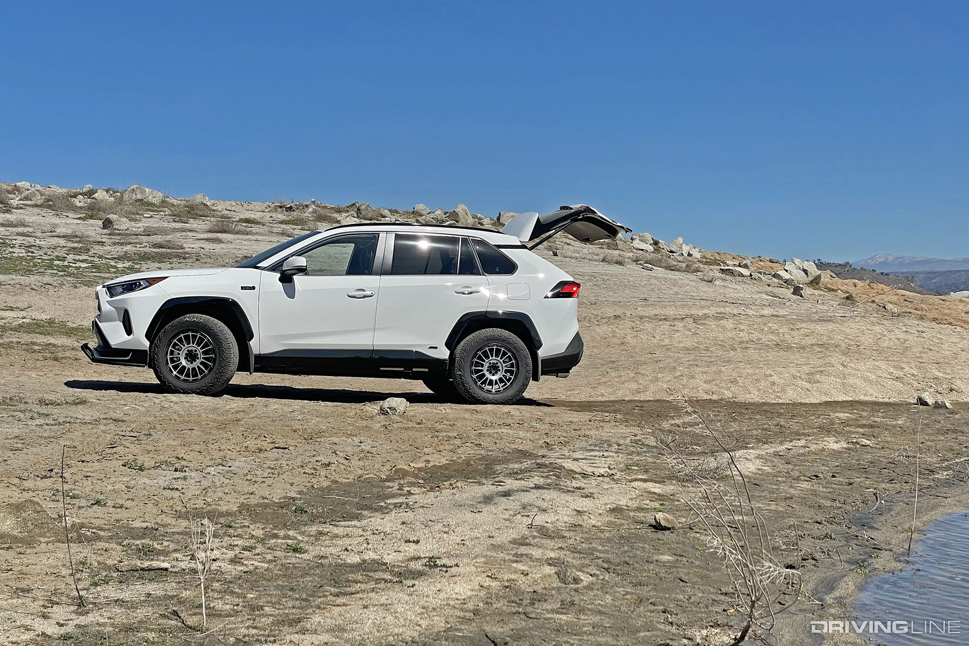 Toyota RAV4 Prime on Lake