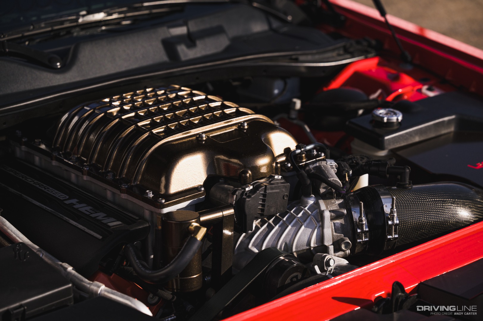 Dodge Hellcat Engine with Legmaker Intake