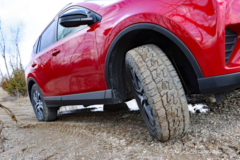 Toyota RAV4 CUV with Nitto Nomad Grappler tires