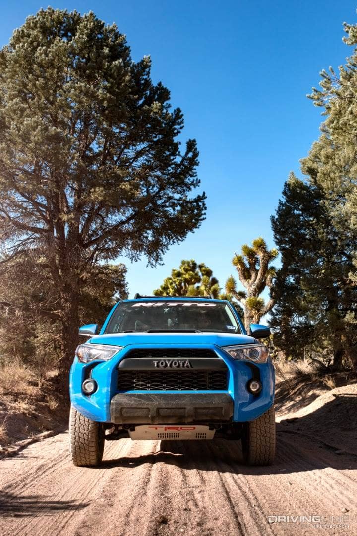 4Runner off-roading on Burns Canyon Road in Big Bear