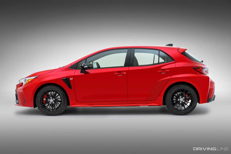 2023 GR Corolla Side View