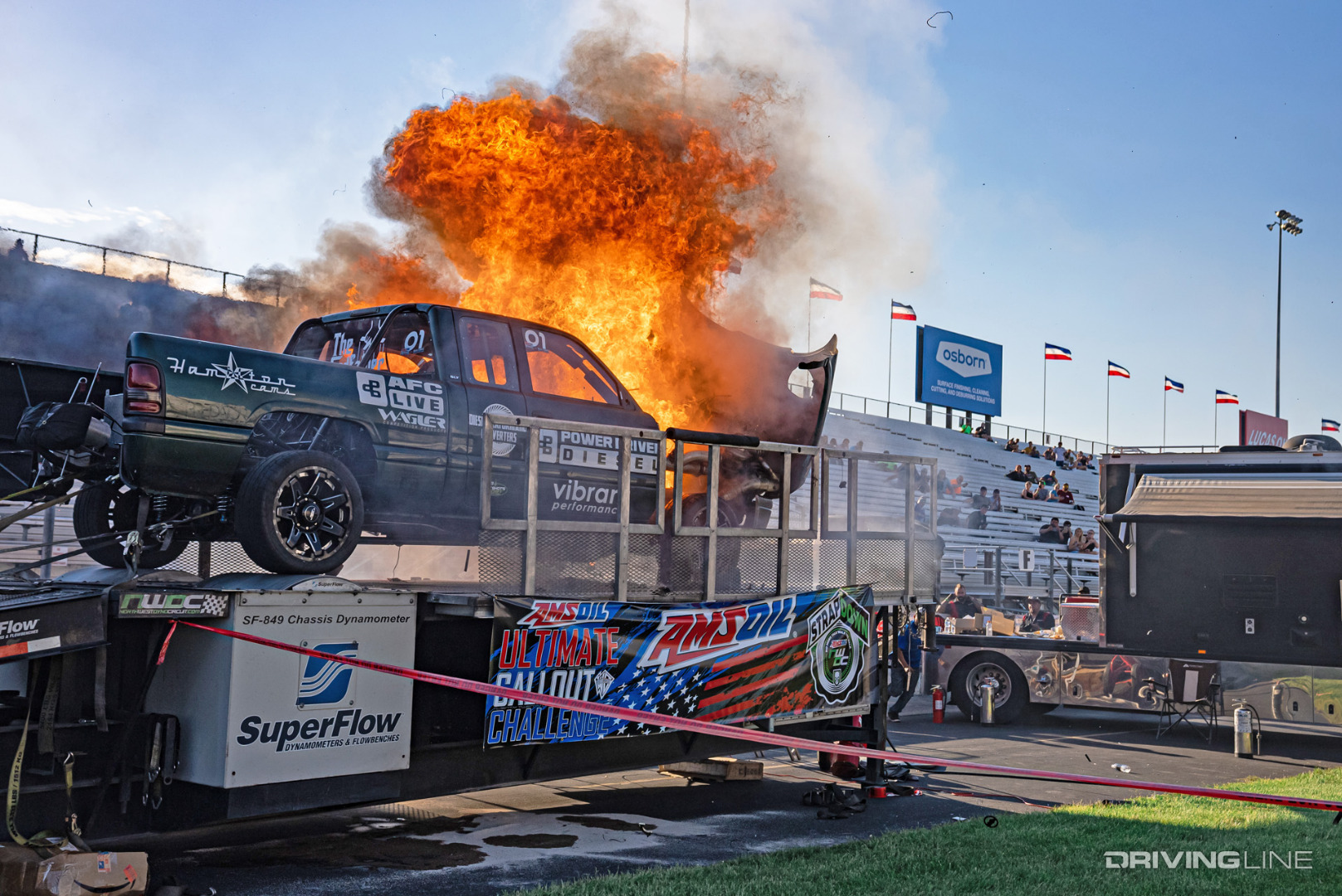 Diesel Dyno Explosion Power Driven Diesel Cummins