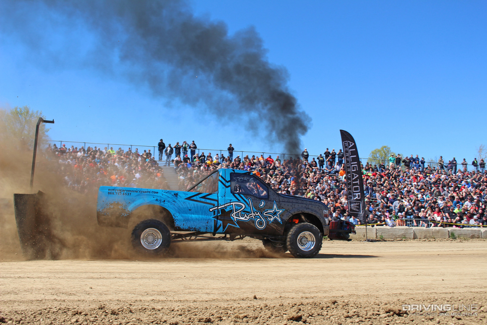 6.4L Power Stroke on Nitto Mud Grappler Truck Pull