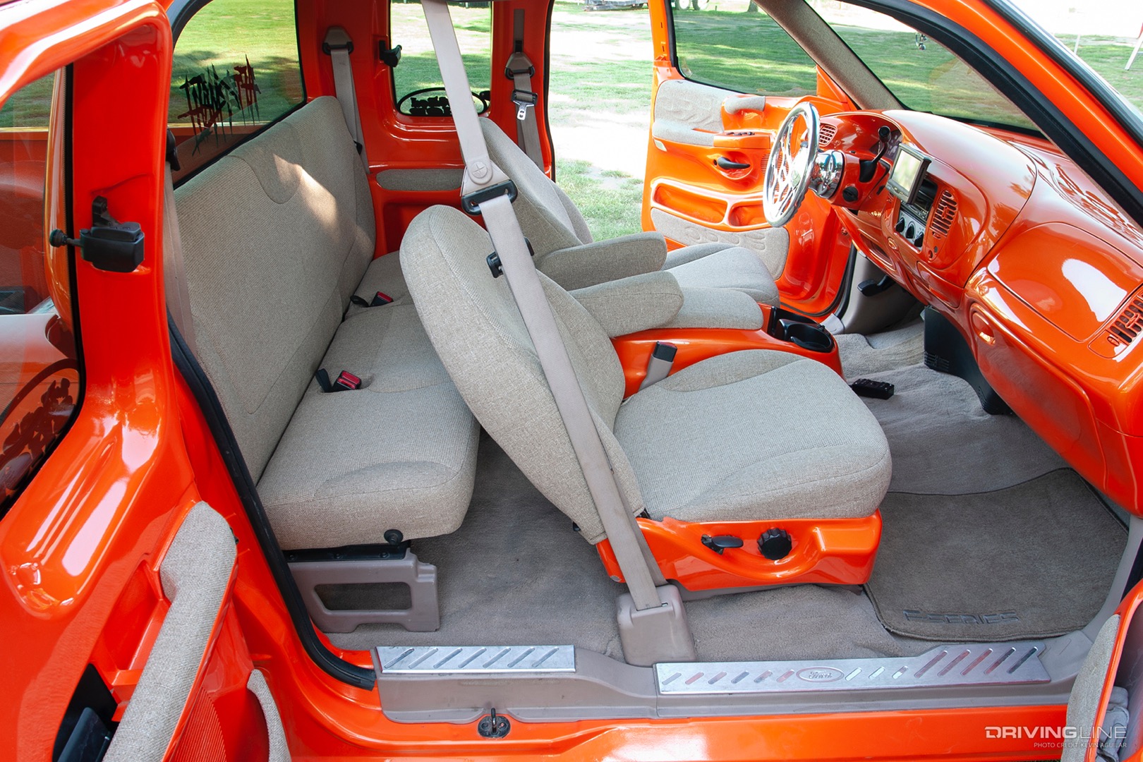 Tweed Upholstery in Ford F150