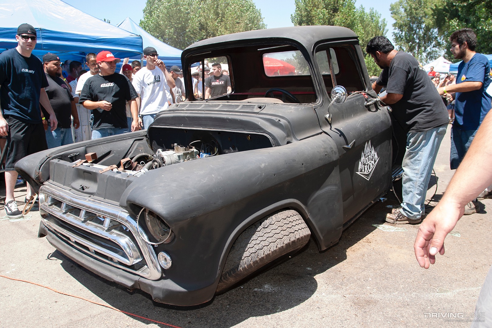 Classic Chevy Truck Broken from Hopping at KRZ River Run