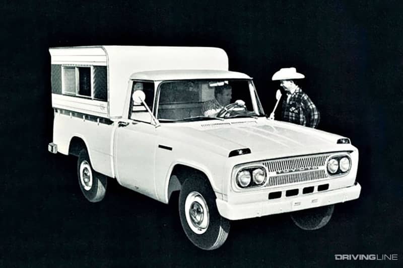Toyota Stout Pickup with Camper Shell