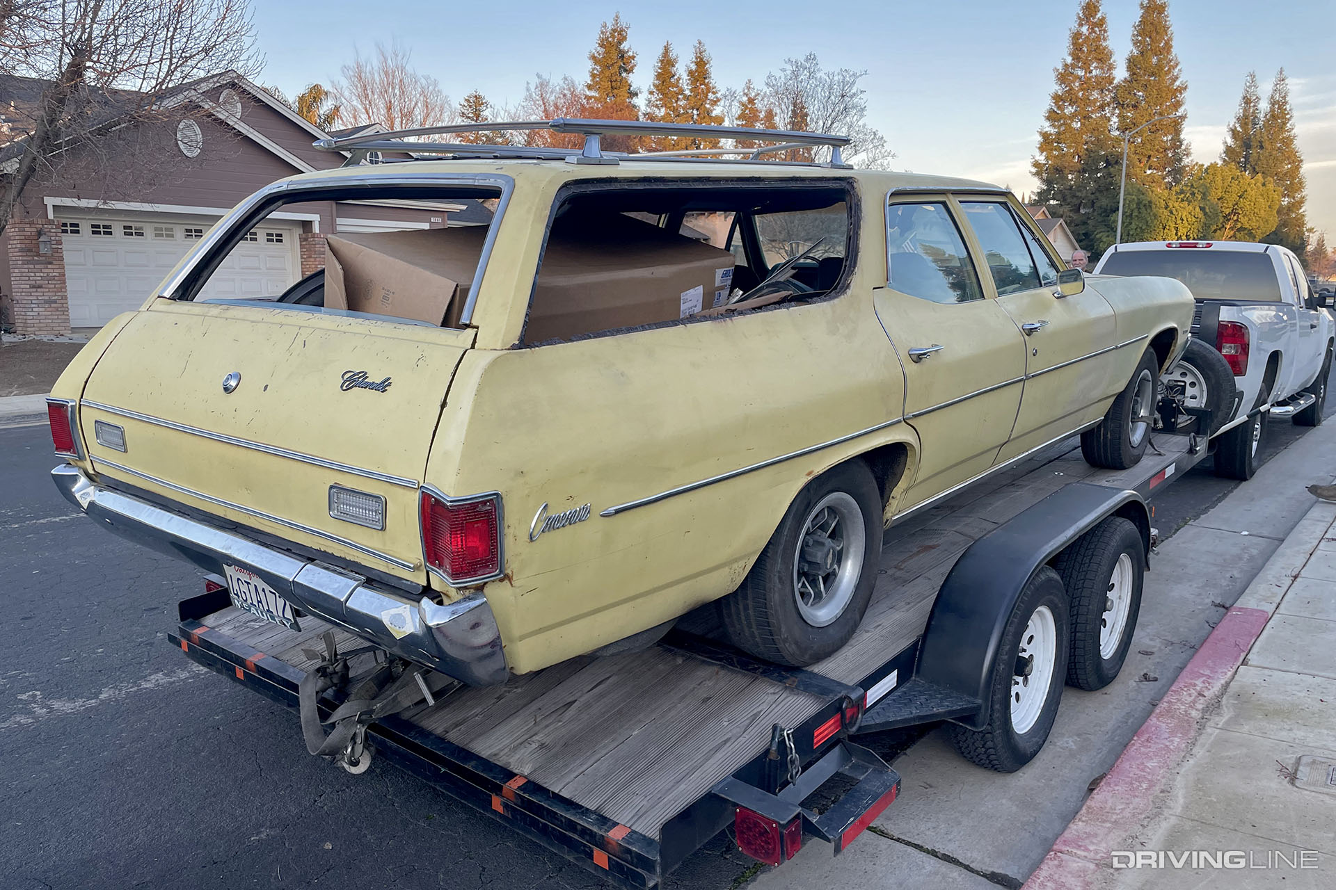 1972 Chevrolet Chevlle Concours Wagon Yellow