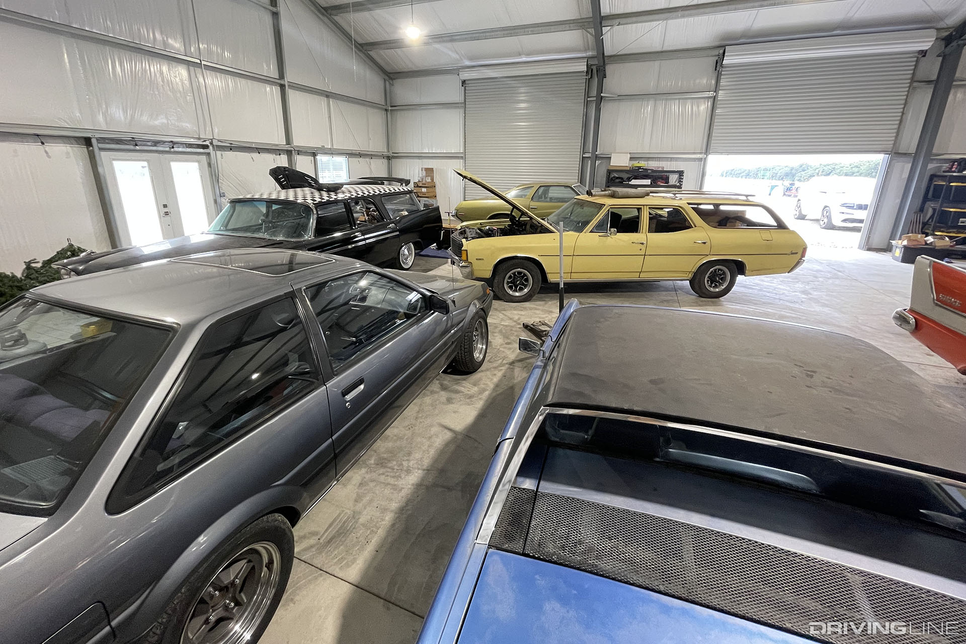 1972 Chevy Chevelle Wagon in Shop