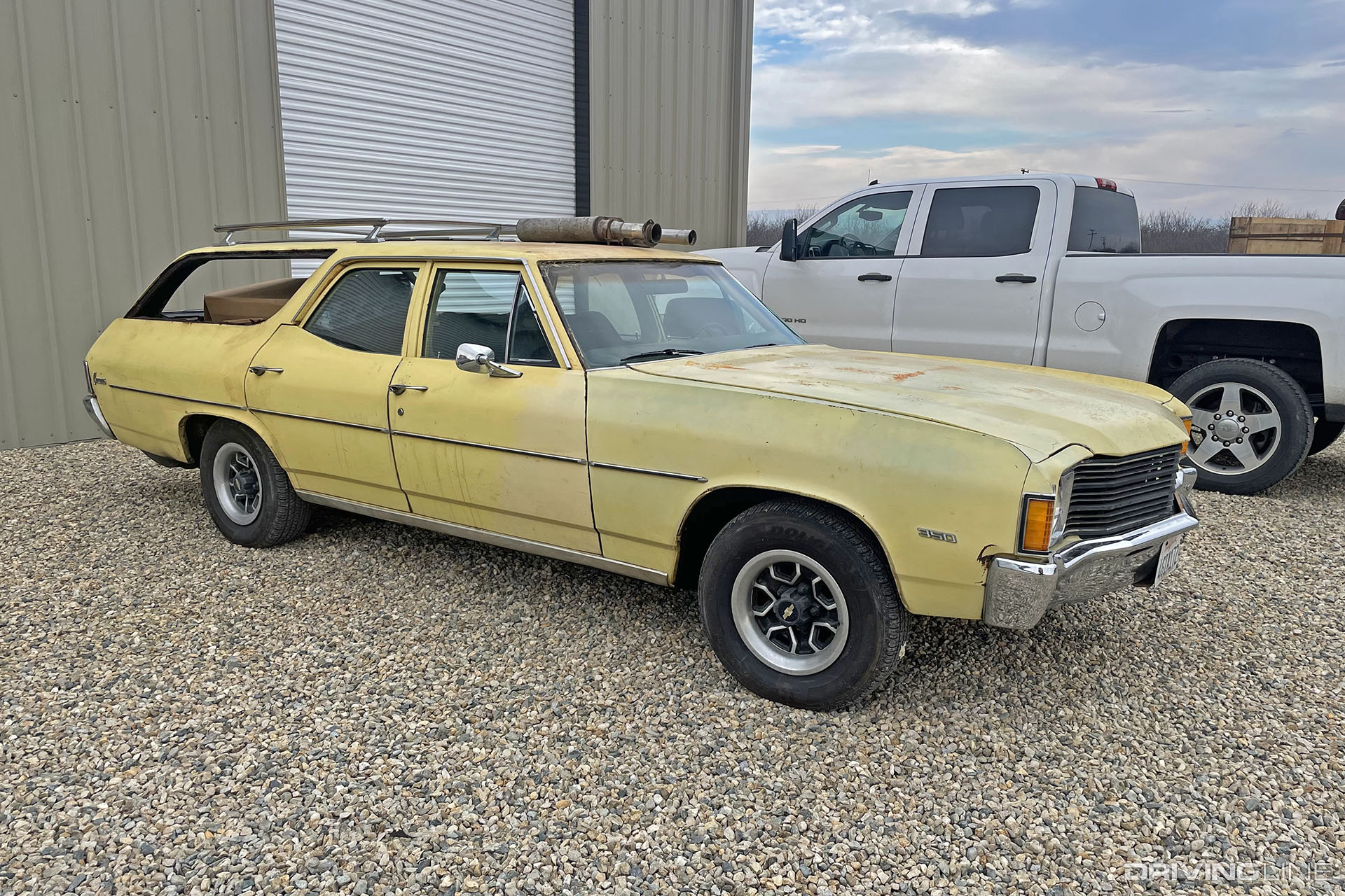 1972 Chevy Chevelle Wagon Yellow