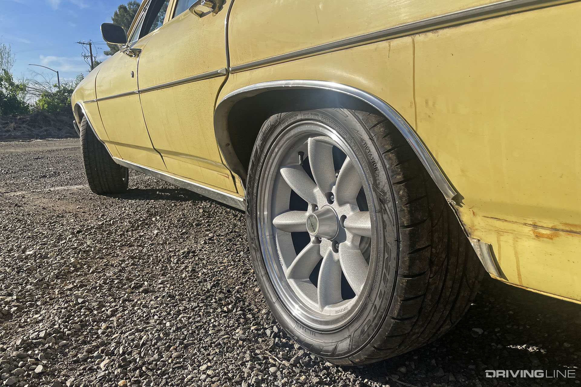 Trans Am Race Engineering Wheels and Nitto NT555 G2 Tires on Chevelle Wagon