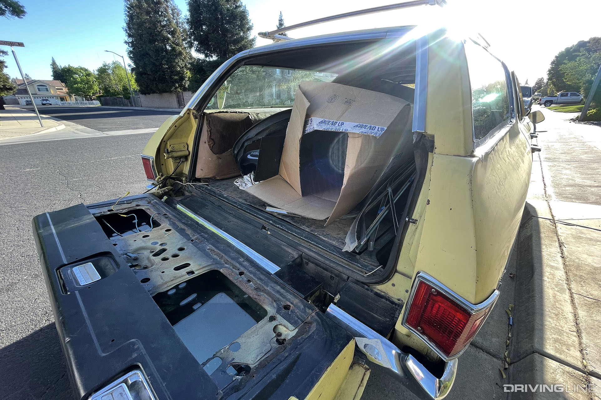 1972 Chevelle Wagon Rear Tailgate