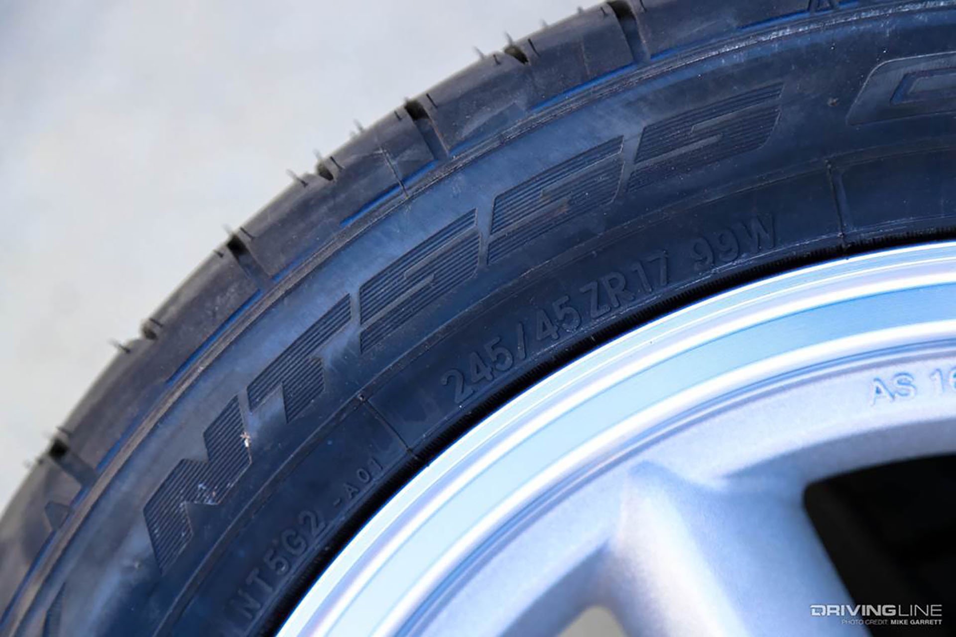 Nitto NT555 G2 Tire Sidewall