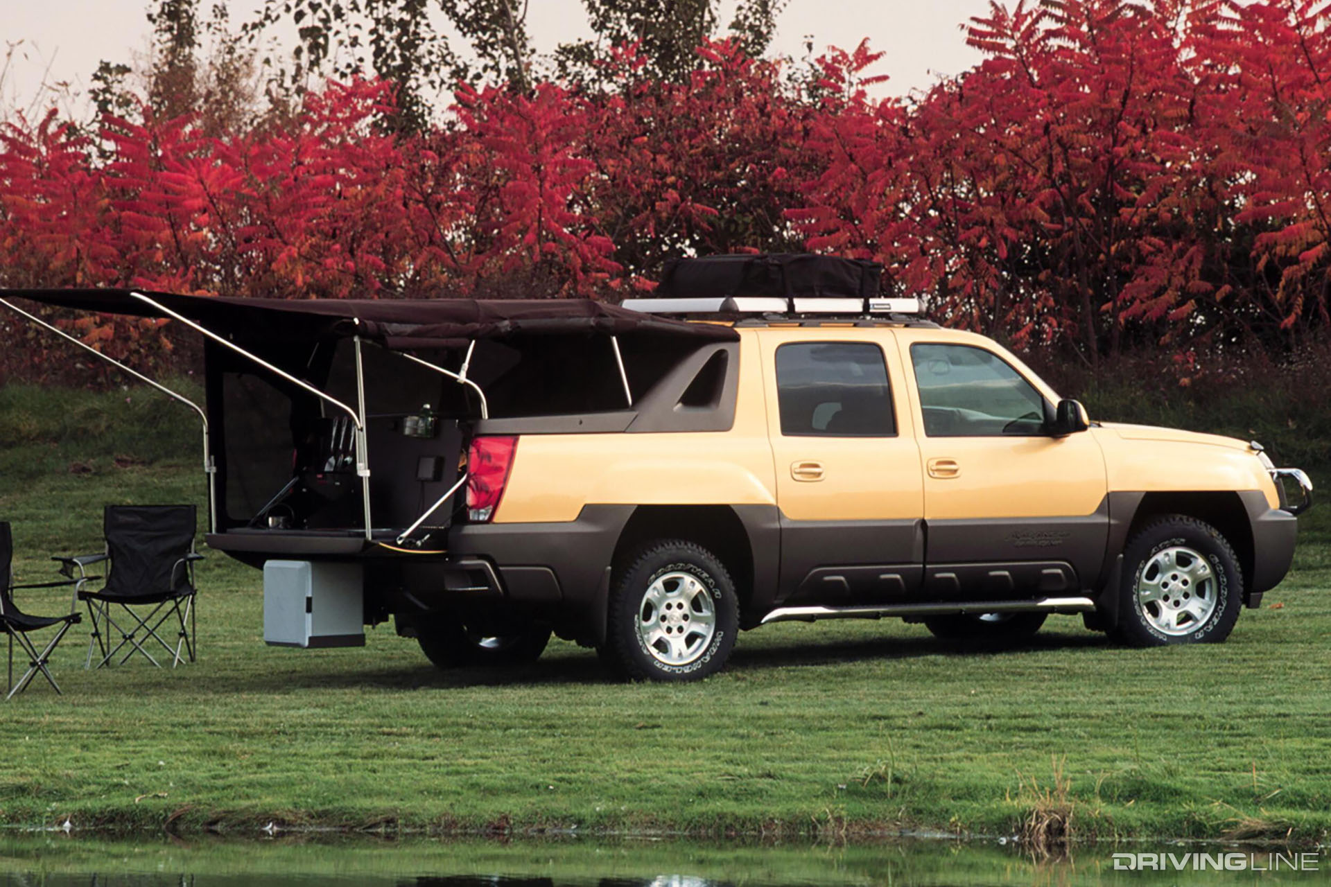 Chevy Avalanche Camping Setup