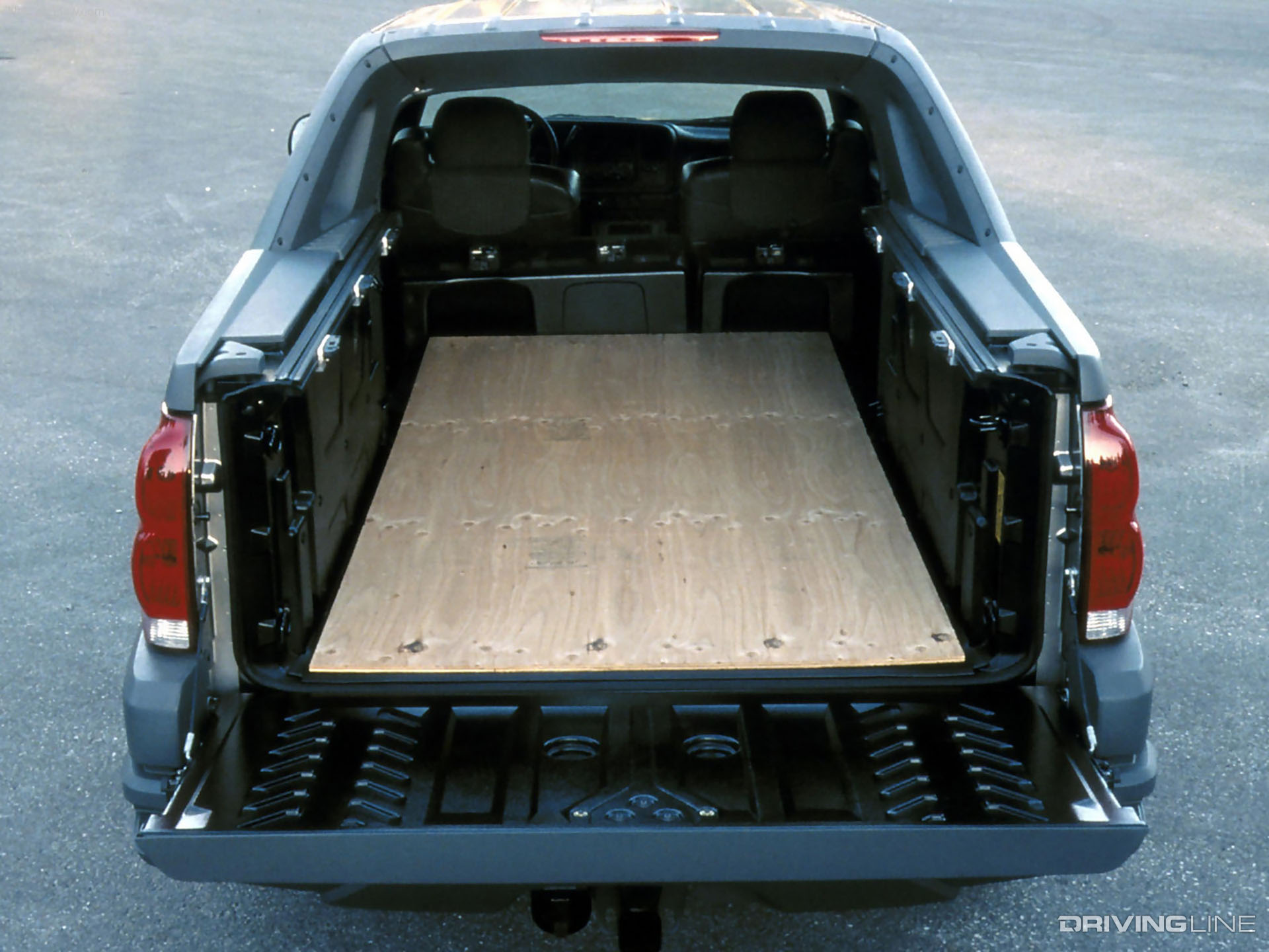 Chevy Avalanche Carrying 4x8 Plywood