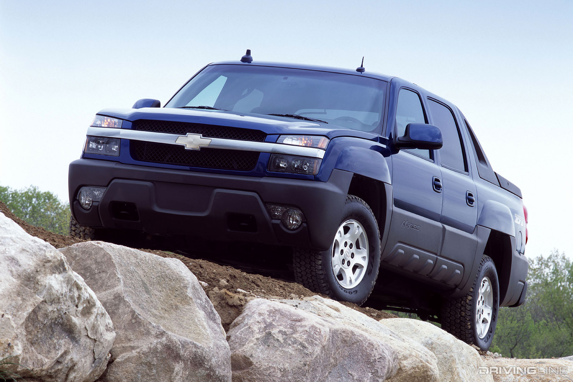 Chevy Avalanche on Rocks