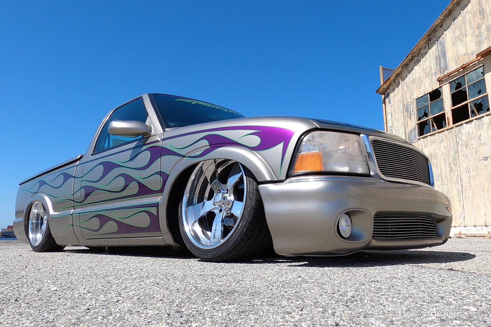 Kevin Aguilar's Chevy S10 minitruck on Nitto NT555 G2 Tires