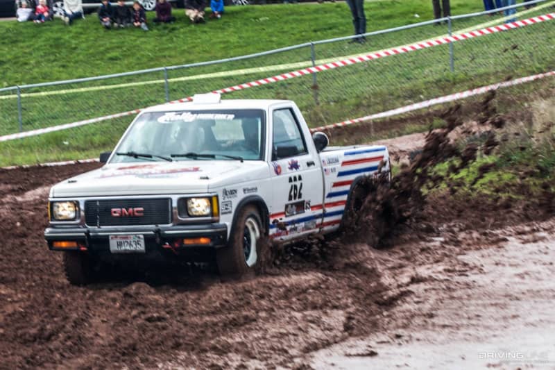 GMC S15 pickup rallycross
